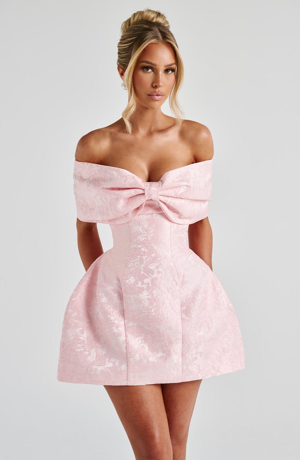 Raquel Mini Dress - Blush Flowering Girl