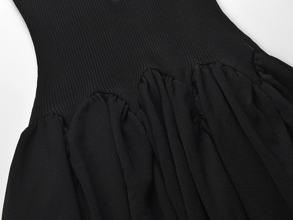 Haven Black Sleeveless Knit Maxi Dress Flowering Girl