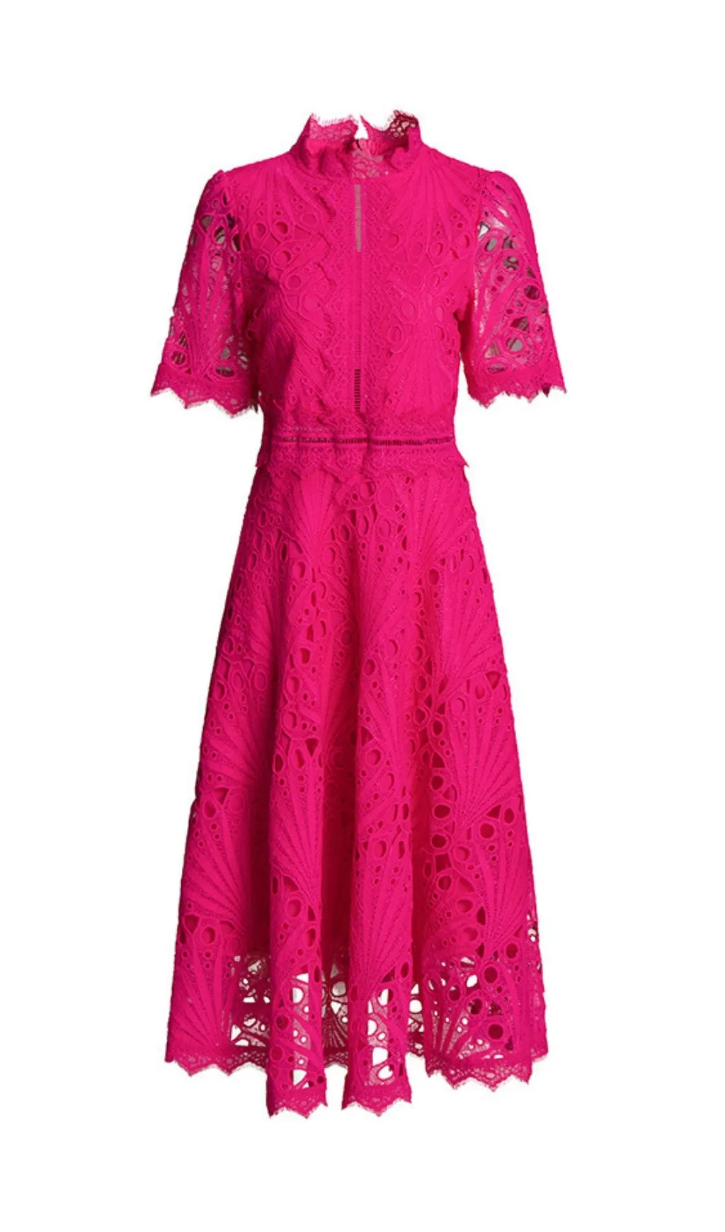 Emirhan Embroidery Midi Dress Flowering Girl