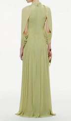 Jodell Pleated Maxi Dress Flowering Girl