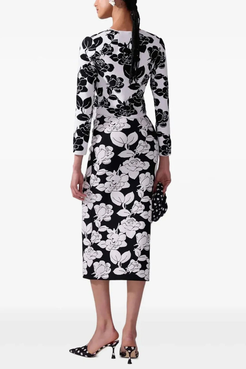 Vernon Jacquard Bandage Two Piece Set Flowering Girl