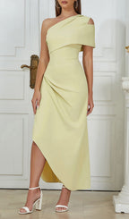 Hemera One-Shoulder Maxi Dress Flowering Girl