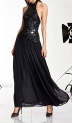 Keliro Sleeveless Sequin Maxi Dress Flowering Girl