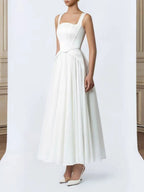 Nivaro Corset Flared Maxi Dress Flowering Girl