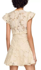 Lyrella Guipure Mini Dress Flowering Girl