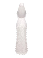 Melba White Halter Maxi Dress Flowering Girl
