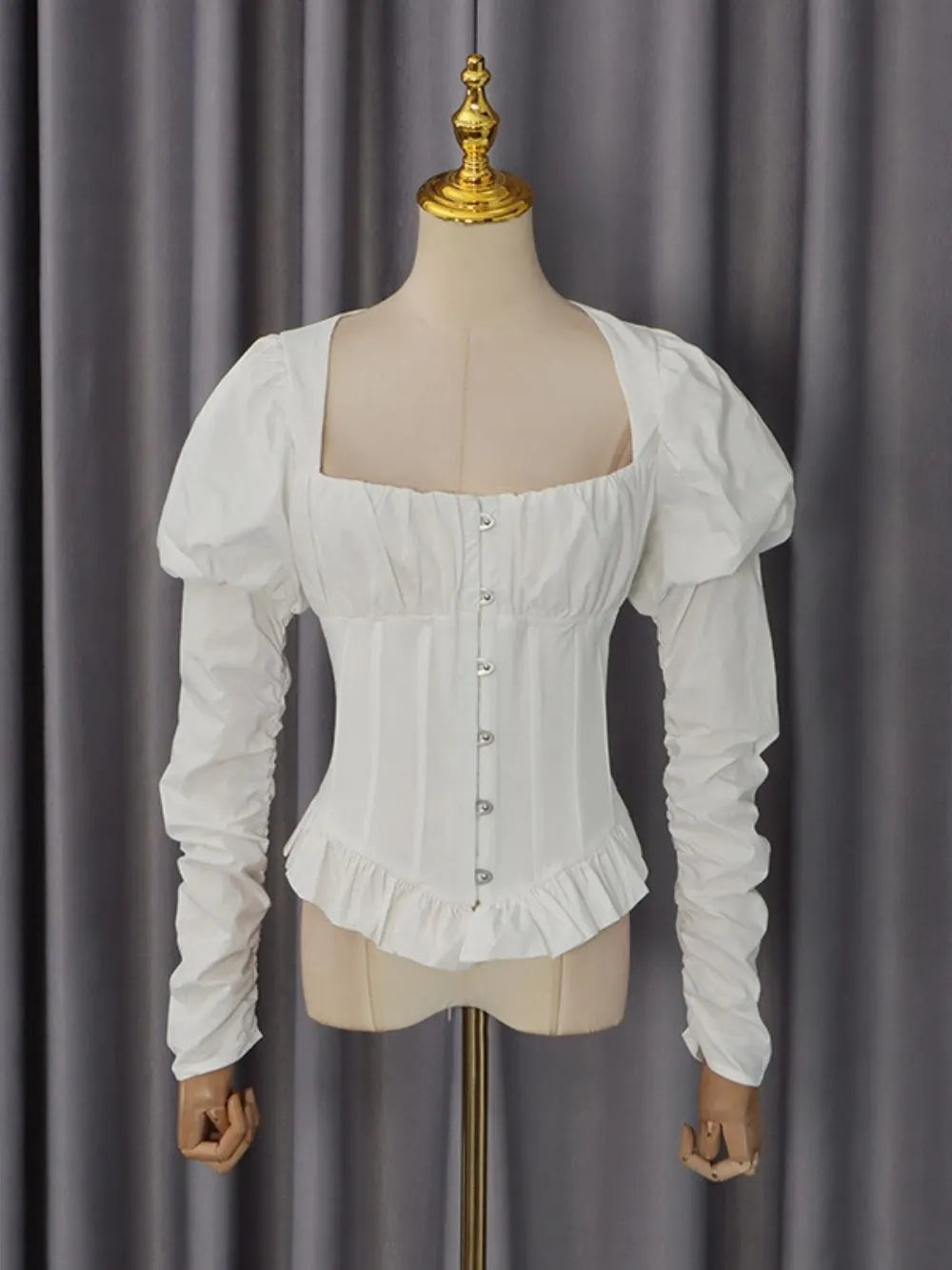 Mattel White Corset Top Flowering Girl