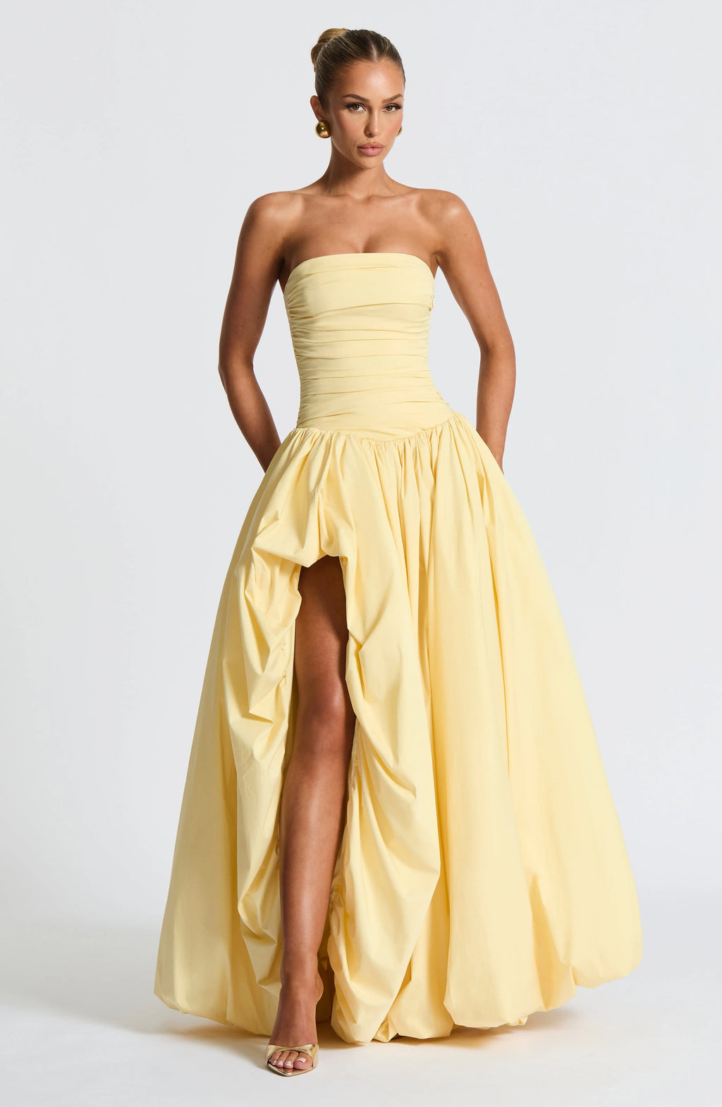 Jillian Maxi Dress - Lemon Flowering Girl
