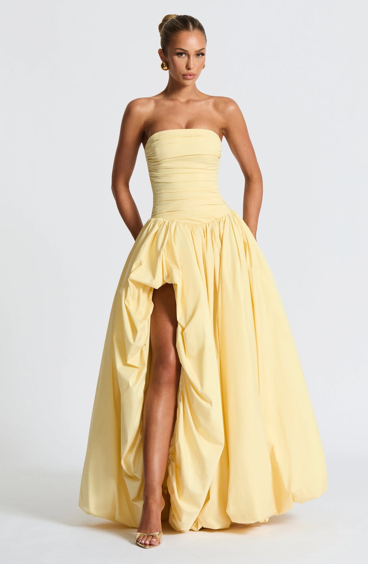Jillian Maxi Dress - Lemon Flowering Girl