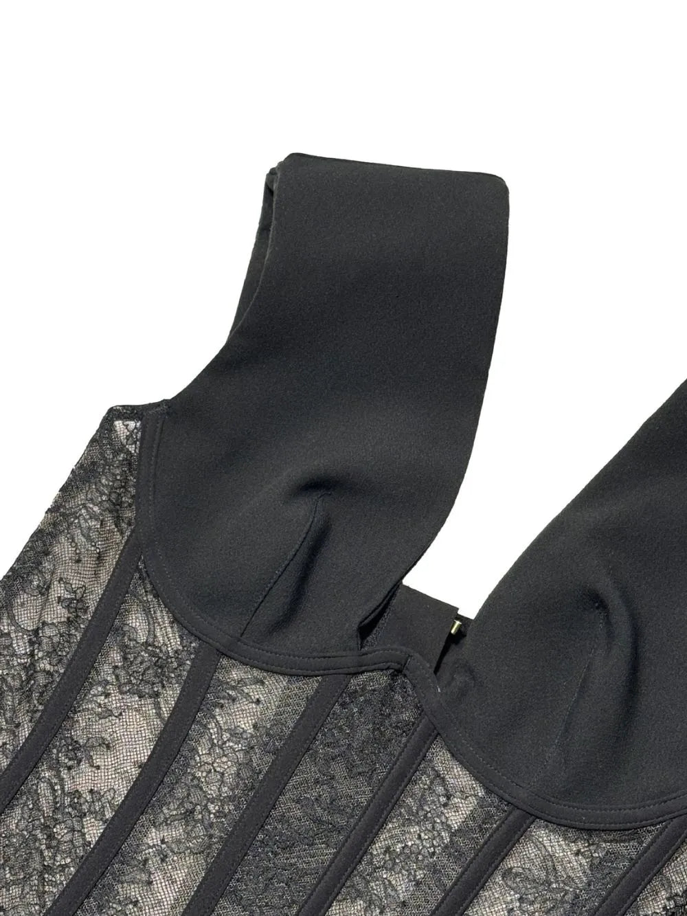 Meri Black Lace Bodysuit Flowering Girl