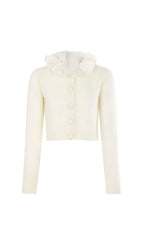 Jacques Knit Cardigan Flowering Girl