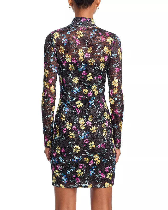 Puckered Lace Dress Flowering Girl