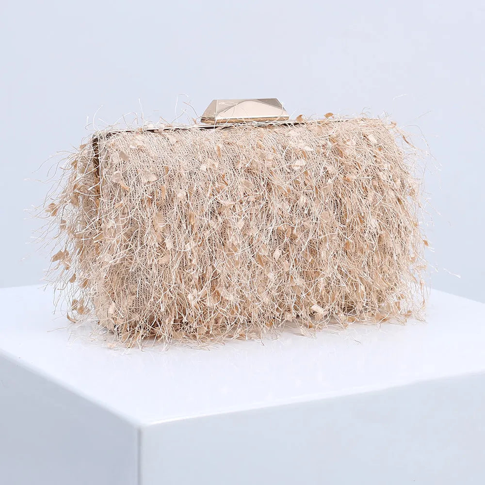 Andromeda Square Tassel Clutch Flowering Girl