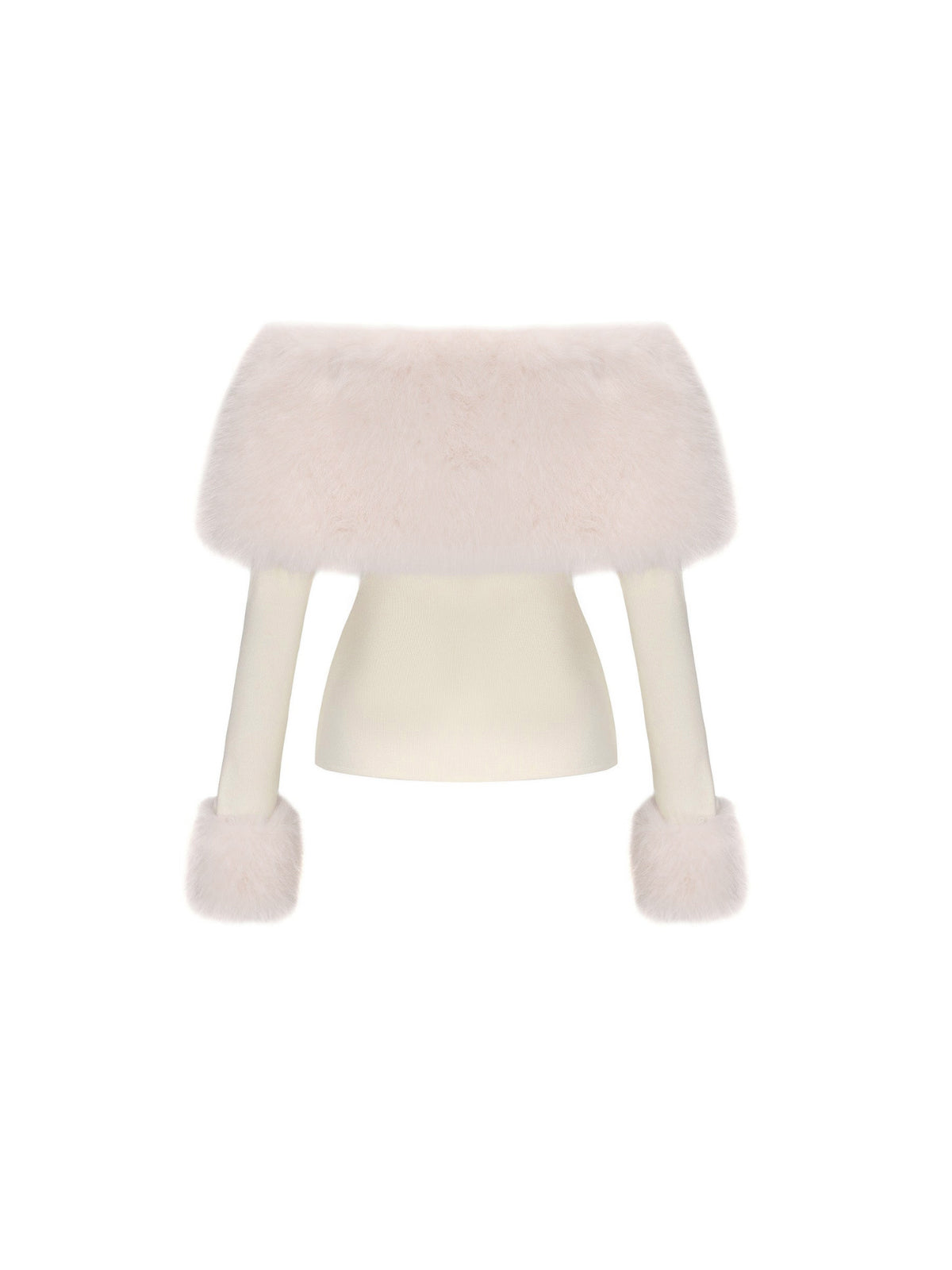 Sherry Off Shoulder Furry Skirt Set Flowering Girl