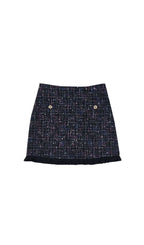 RUFFLED TWEED SKIRT Flowering Girl
