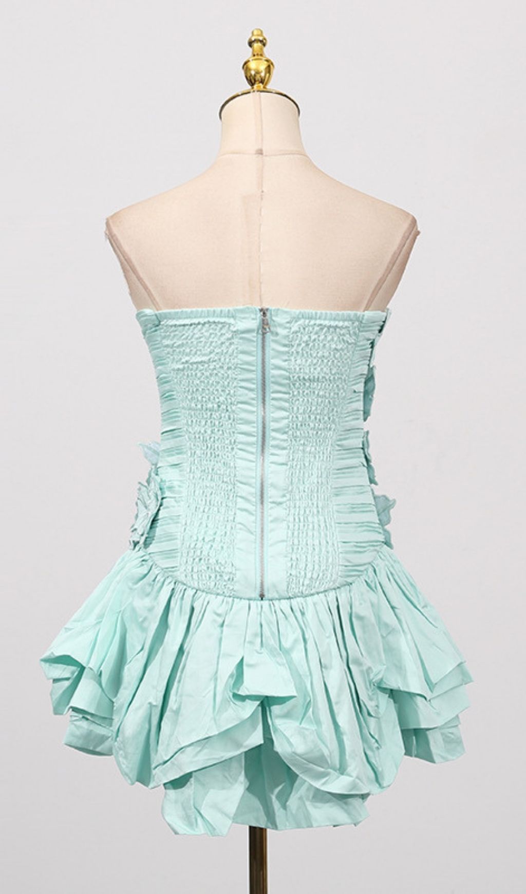 Ernö Strapless Flower Mini Dress Flowering Girl