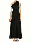 Meital One-Shoulder Maxi Dress Flowering Girl