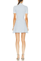 Knitted Mini Dress Flowering Girl