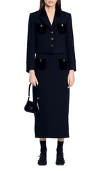 Vic Cropped Blazer Flowering Girl