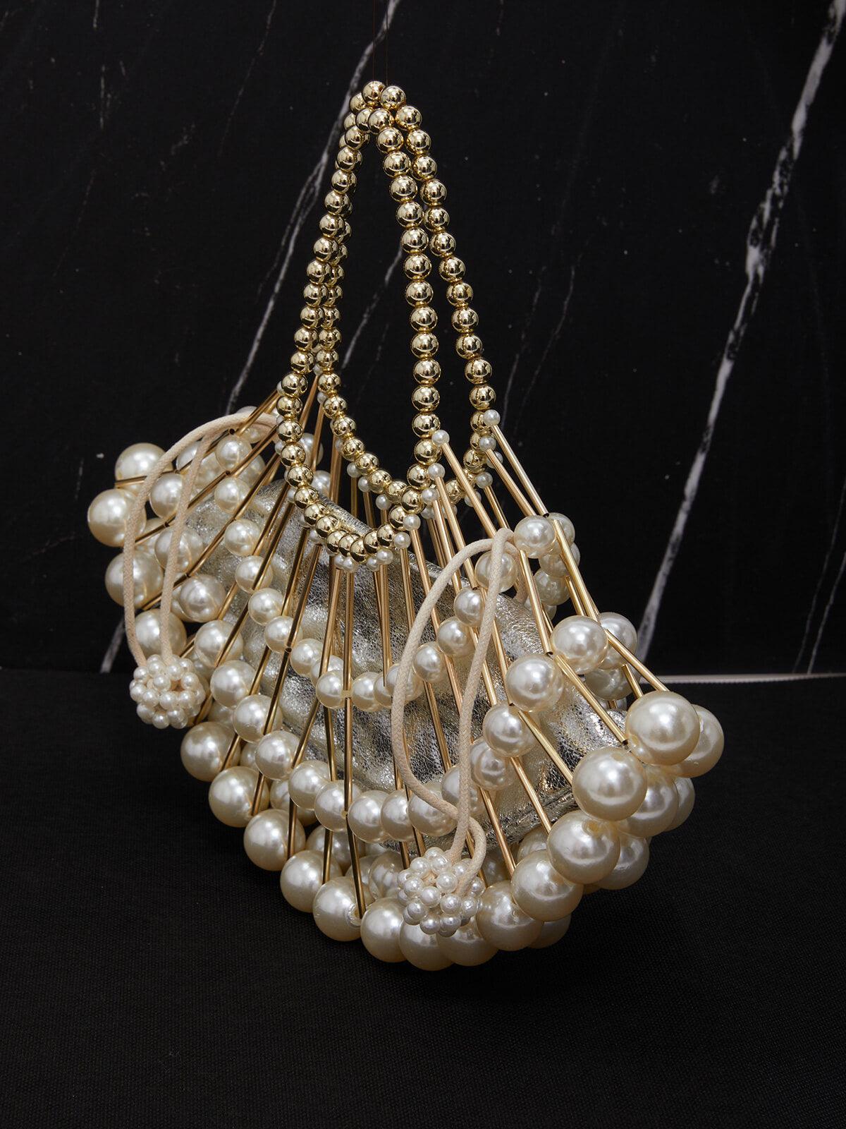 Braided Pearl Bag Flowering Girl