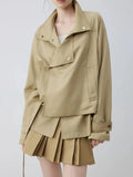 Malloren Khaki Jacket Flowering Girl