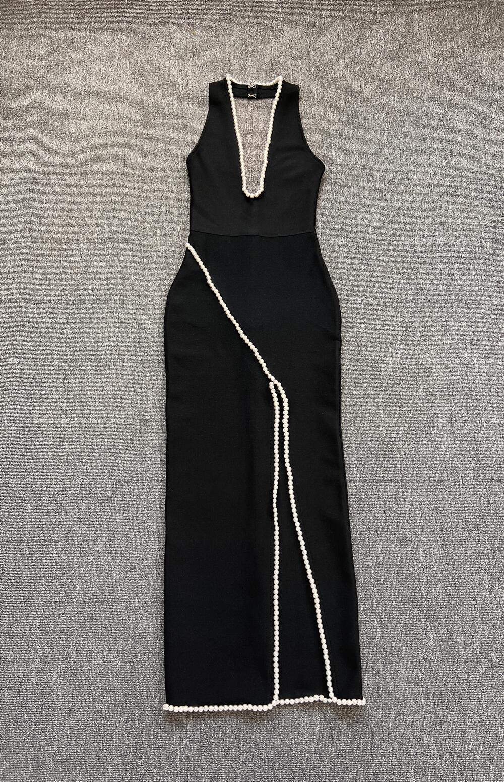 Aglaia Black Pearl Maxi Dress Flowering Girl