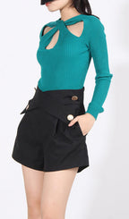 Ilana Long Sleeve Knit Top Flowering Girl