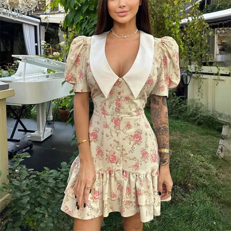 Mattie Mini Dress Flowering Girl