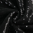 Vivien Off-Shoulder Sequin Prom Maxi Dress In Black Flowering Girl
