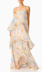 Lael Floral Printed Maxi Dress Flowering Girl