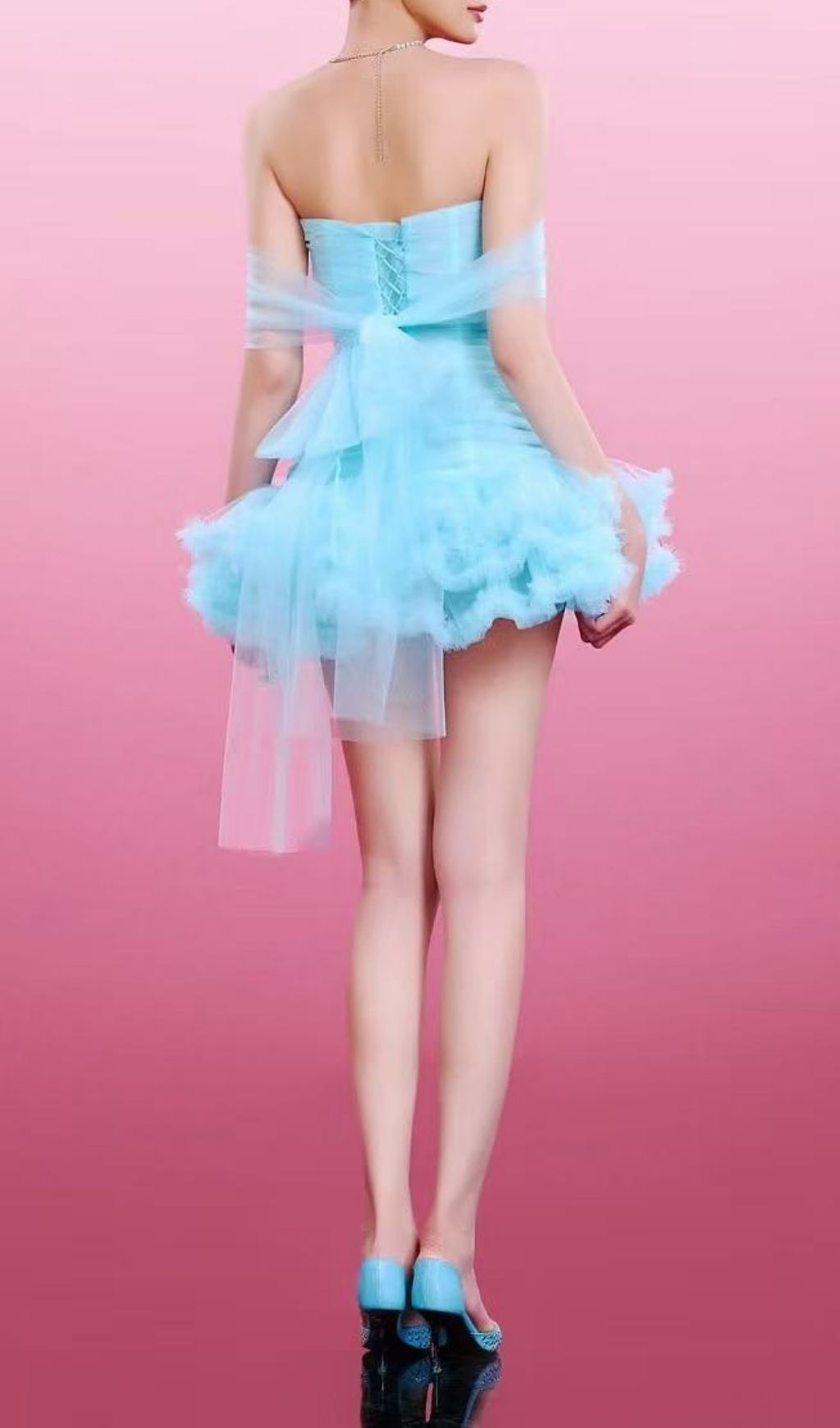Kelly Mesh Mini Dress Flowering Girl