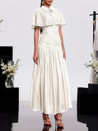 Hatice Cape Lace Dress Flowering Girl