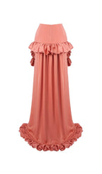 Jesper Ruffle Maxi Skirt Flowering Girl