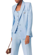 Vigalue Double Breasted Suit Jacket Flowering Girl