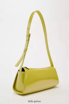 Jamie Mirror Leather Baguette Bag Flowering Girl