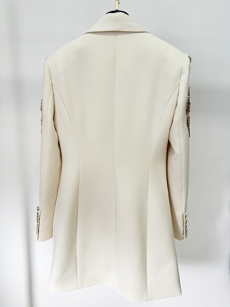 Camilo Sequin Ruched Blazer Dress Flowering Girl