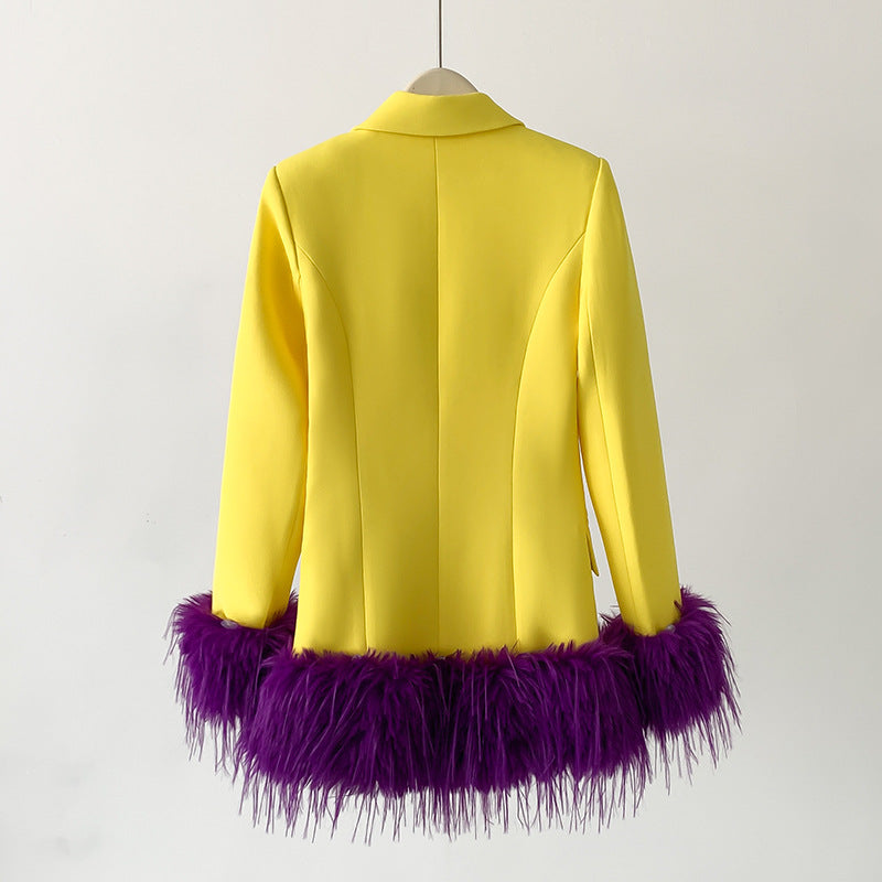 Anzu Feather Blazer Dress Flowering Girl