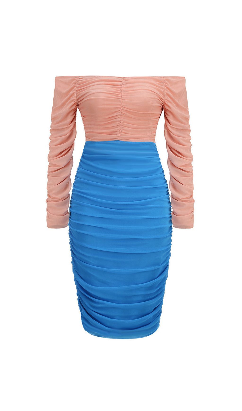 Jamari Off-Shoulder Ruched Midi Dress Flowering Girl