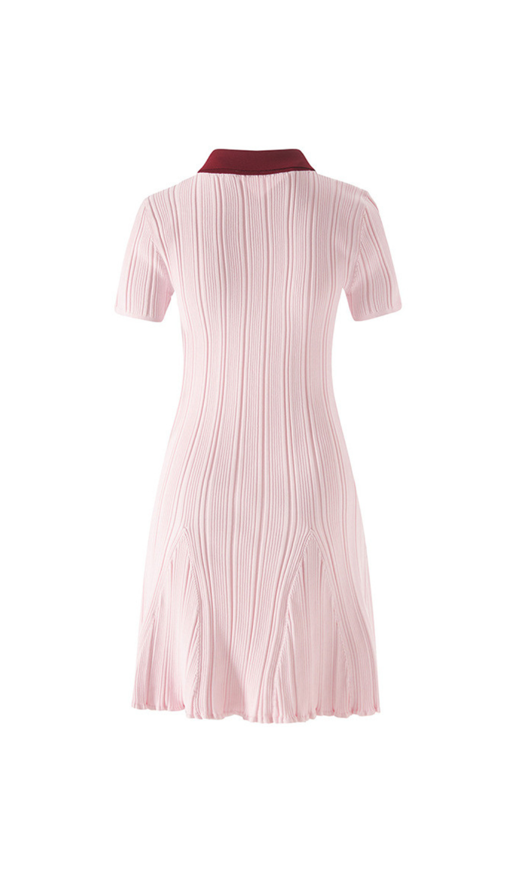 Gracjan Pink Knit Mini Dress Flowering Girl