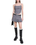 CHECK CORSET STYLE TOP Flowering Girl