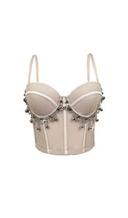 Fausta Diamante Corset Crop Top Flowering Girl