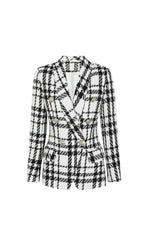 Kimothy Check Blazer Flowering Girl