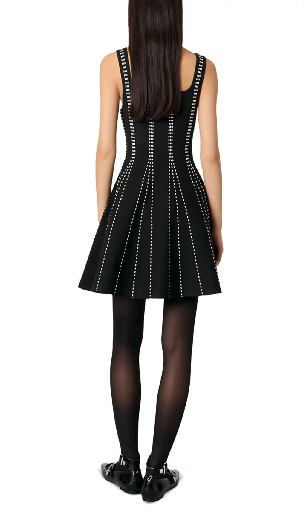 Short Jacquard Knit Dress Flowering Girl