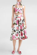 Cythina Floral Two Piece Set Flowering Girl
