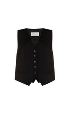 BLACK GELSO WAISTCOAT Flowering Girl