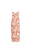 ORANGE NOEMI MIDI DRESS Flowering Girl