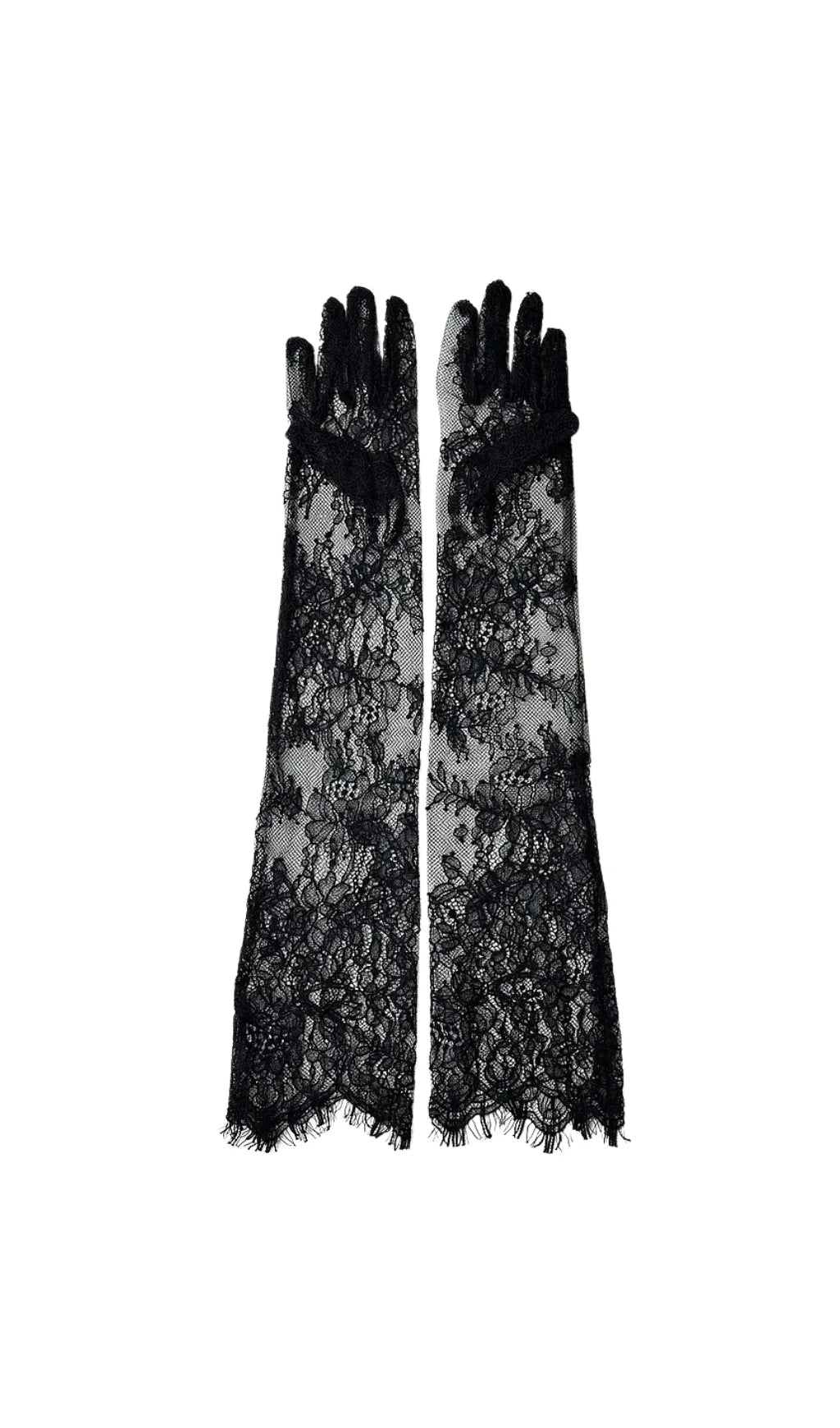 Pom Lace Handmade Long Gloves Flowering Girl