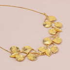 Exaggerated Leaf Choker Flowering Girl