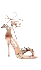 Butterfly Stiletto High Heels Flowering Girl