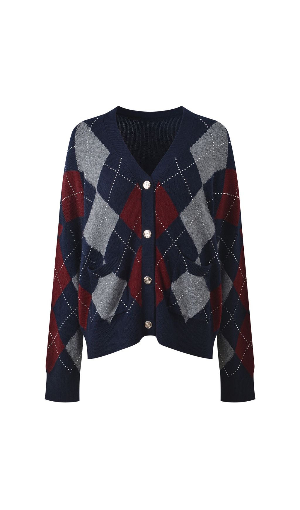 Howell Argyle Cardigan Flowering Girl